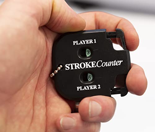 LONGRIDGE Golf 2 Player Stroke Counter 2-hráčský počitadlo úderů - černé