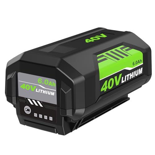Upgraded 6000mAh Replacement for Ryobi 40 Volt Battery Compatible with Ryobi 40V Lithium Battery OP4026 OP40601 OP4050A OP4040 OP4030 OP4050 Compatible with Ryobi Battery 40V Power Tool(Green)