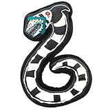 Warner Bros. Horror Movies Squeaky Plush Dog Toy for Large, Medium & Small Dogs, Beetlejuice Sandworm, 1.5