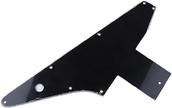 3 Ply Guitar Pickguard Pick Guard For Explorer For 76 Reissue Black Part Guitar Backplate Black
