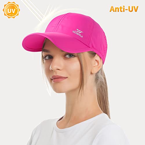 Image of Running Hat Mesh Quick Dry Hat Baseball Cap for Women Men