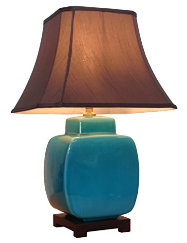UK's LARGEST RANGE OF PORCELAIN LAMPS - Large Oriental Ceramic Table Lamp (M4021) - Chinese Mandarin Style Living Rooms & Bedrooms