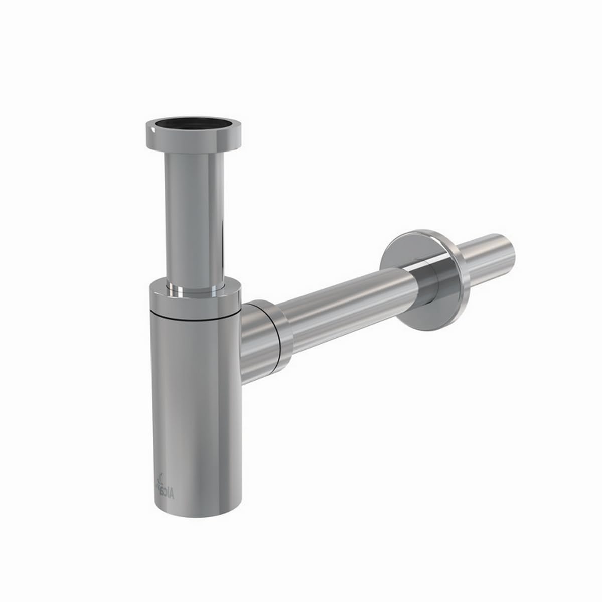 Alcaplast Design syfon / zamknięcie zapachowe do umywalki w całości z metalu w chromie