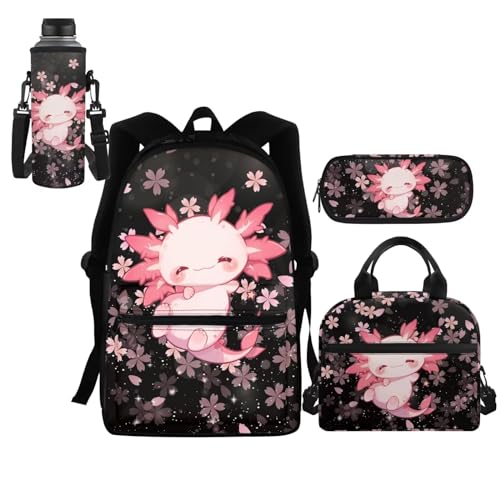 HELLHERO Cherry Blossom Axolotl 4pc Set