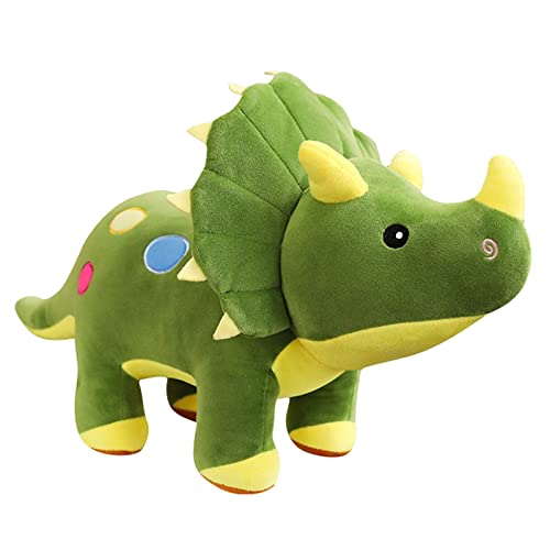 Dinosaurio Animal de peluche Dinosaurio de peluche de juguete Dinosaurio de peluche de juguete de peluche esponjoso Plushie Almohada Muñeca Regalo de cumpleaños para Niños Juguete Perro (C, One Size)