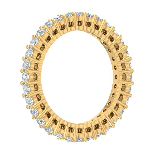 FINEROCK 0.66 to 0.80 Carat Diamond Eternity Wedding Band in 14K Gold2
