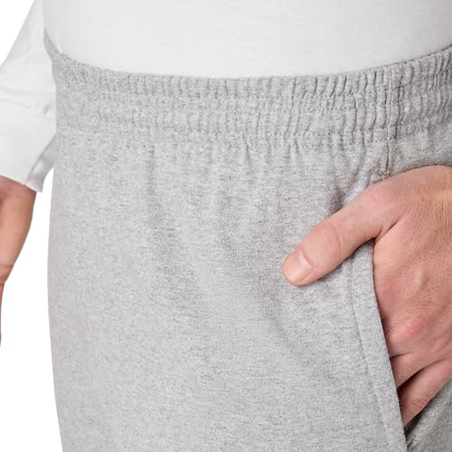 Hanes Essentials Sweatpants, Men’s Cotton Jersey Pants with Pockets, 33”, Light Steel, XX-Large by Hanes - Used condition - Image 3