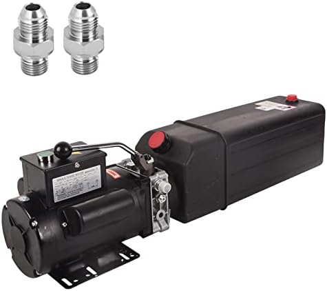 LFGUD Hydraulic Power Unit 16 Quart 4 Gallon Hydraulic Pump 220V 3450 RPM 2HP Single Phase Electric Hydraulic Car Lift Pump for Car Lifting Platforms