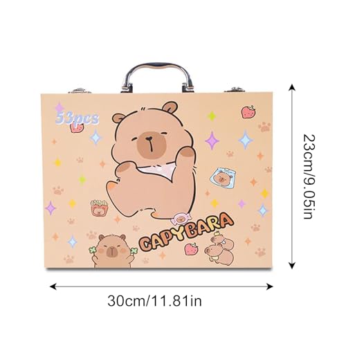 Kit de dessin multi-techniques avec crayons à l'huile et marqueurs fluides