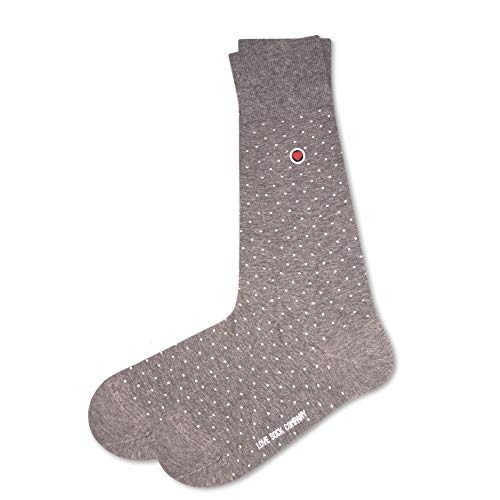Biz Dots Men’s premium luxury square polka dots patterned funky dress socks2