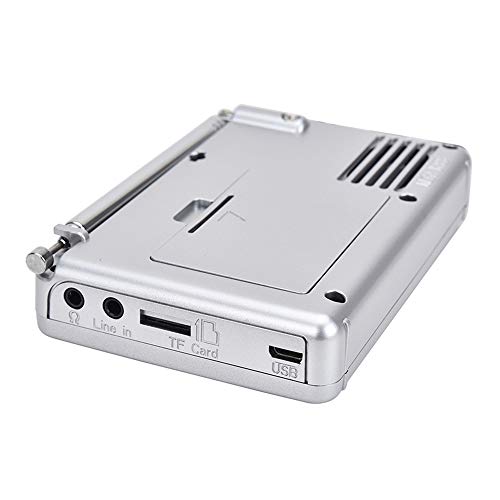 KKmoon K607 Rádio Portátil AM/FM/SW/TF Rádio de Bolso MP3 Gravador Digital Suporte Cartão TF Gravado