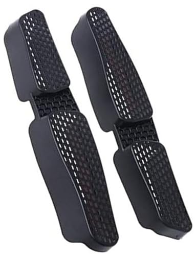 WGQRWX 2 Piezas Cubierta de salida de aire acondicionado asiento trasero, para Seat, para Leon 5F MK3 2013 2014 2015 2016 2017 2018, ABS Cubierta de rejilla de ventilación