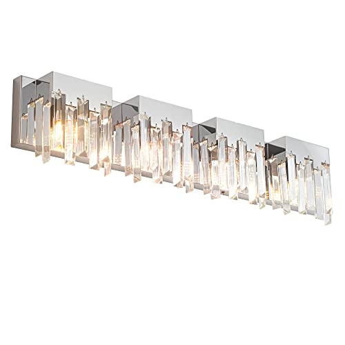 The 26 Crystal Bathroom Lighting Fixtures in 2024 (Bestseller & Top Rated)
