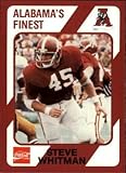 Steve Whitman football card (Alabama Crimson Tide) 1989 Collegiate Collection Coca Cola #191