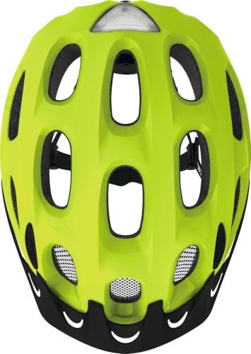 ABUS Stadthelm Youn-I ACE – kask rowerowy do u?ytku na co dzie?, z wbudowanym tylnym ?wiat?em LED, dla kobiet i m??czyzn, kolor ?ó?ty, rozmiar S