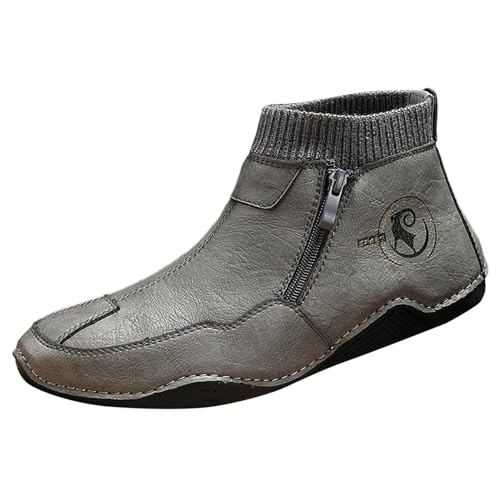 Bottines d'hiver homme chaussures chaudes pour marcher sous la neige