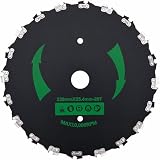 Cokacot 9' x 20T Chainsaw Tooth Brush Cutter Blades, Weed Eater Grass Blade, Professional Grass Trimmer Head Replacement for Brush Cutters, String Trimmers, and Weed Wreckers