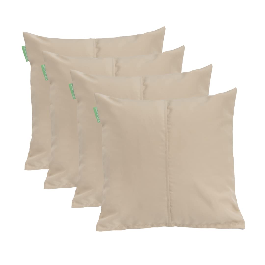Gardenista Large Garden Scatter Cushion | Water Resistant Hollowfibre Filled Outdoor Seating Furniture Pillow | Great for Patio Rattan Chairs | Comfy & Lightweight (2, Grey) — view 78
