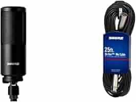 Amazon.co.jp: SHURE SM4-K コンデンサーマイク + SHURE マイク
