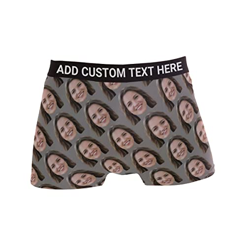 Calzoncillos personalizados amor de San Valentín ropa interior divertida con tu foto para hombre