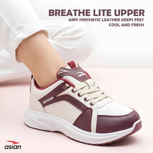 Image of ASIAN Misty-12 Women's & Girls' Casual Sneakers | Lightweight, Stylish & Comfortable Shoes with Soft Cushioning, Flexible Sole