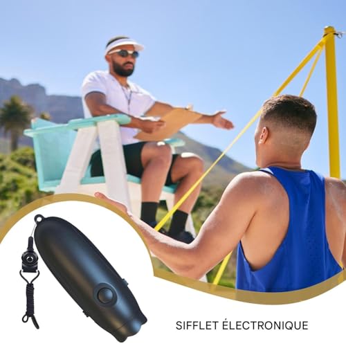 Sifflet electrique rechargeable pour eviter l'extinction de voix