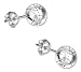 Sterling Silver Mini Basketball Earrings on Hypo-allergenic Steel Posts and Nuts