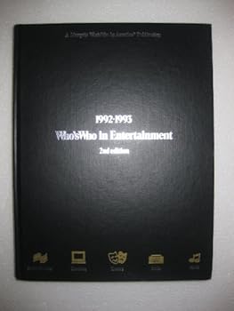 Hardcover Who's Who in Entertainment, 1992-1993 Book