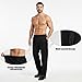 OAKVON Men's Chef Pants - Elastic Waist Cook Pants for Kitchen & Restaurant