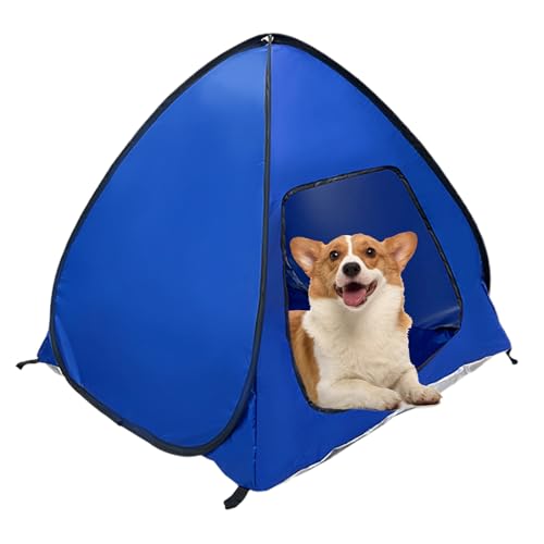 Tienda Portátil para Mascotas, Tienda de Campaña para Perros, Plegable, Camping, Cama para Gatos, Refugios, Refugio Solar Portátil para Mascotas, para Jardín Patio Camping y Picnic