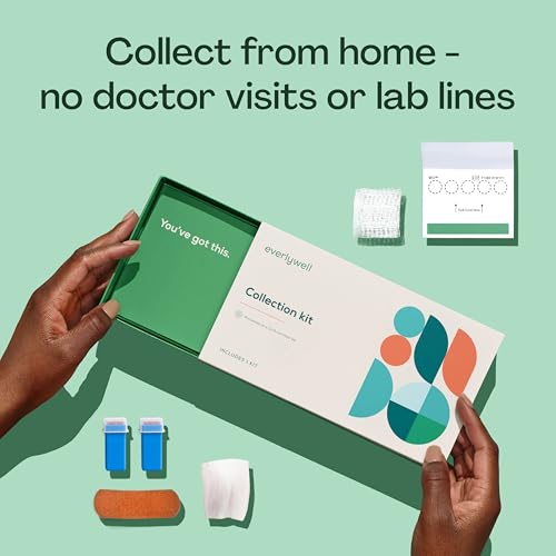 Image of Everlywell At-Home Thyroid Test Collection Kit for Women and Men, Get Accurate Results at Home from a CLIA-Certified Lab Within Days, for Ages 18 Plus