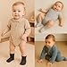 bistyle Baumwolle 6 Paar Baby Socken für Neugeborene Säugling 0-3 Monate bis 2-3 Jahre | Duftend Baby Socken | Jungen Mädchen Kleinkind Socken (as3, age, 0_month, 6_months, Anthrazit)