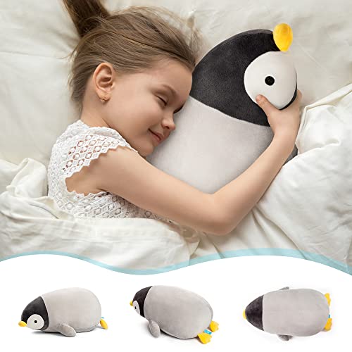 Kambah Weighted Stuffed Animals | 3 Lbs Weighted Plush Penguin | 21" Weighted Stuffed Animals For Anxiety And Stress Relief | Giant Weighted Plushie Toy For Boys And Girls | Sensory Toys And Gifts #TOP4