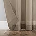 No. 918 Erica Crushed Sheer Voile Rod Pocket Curtain Panel, 51