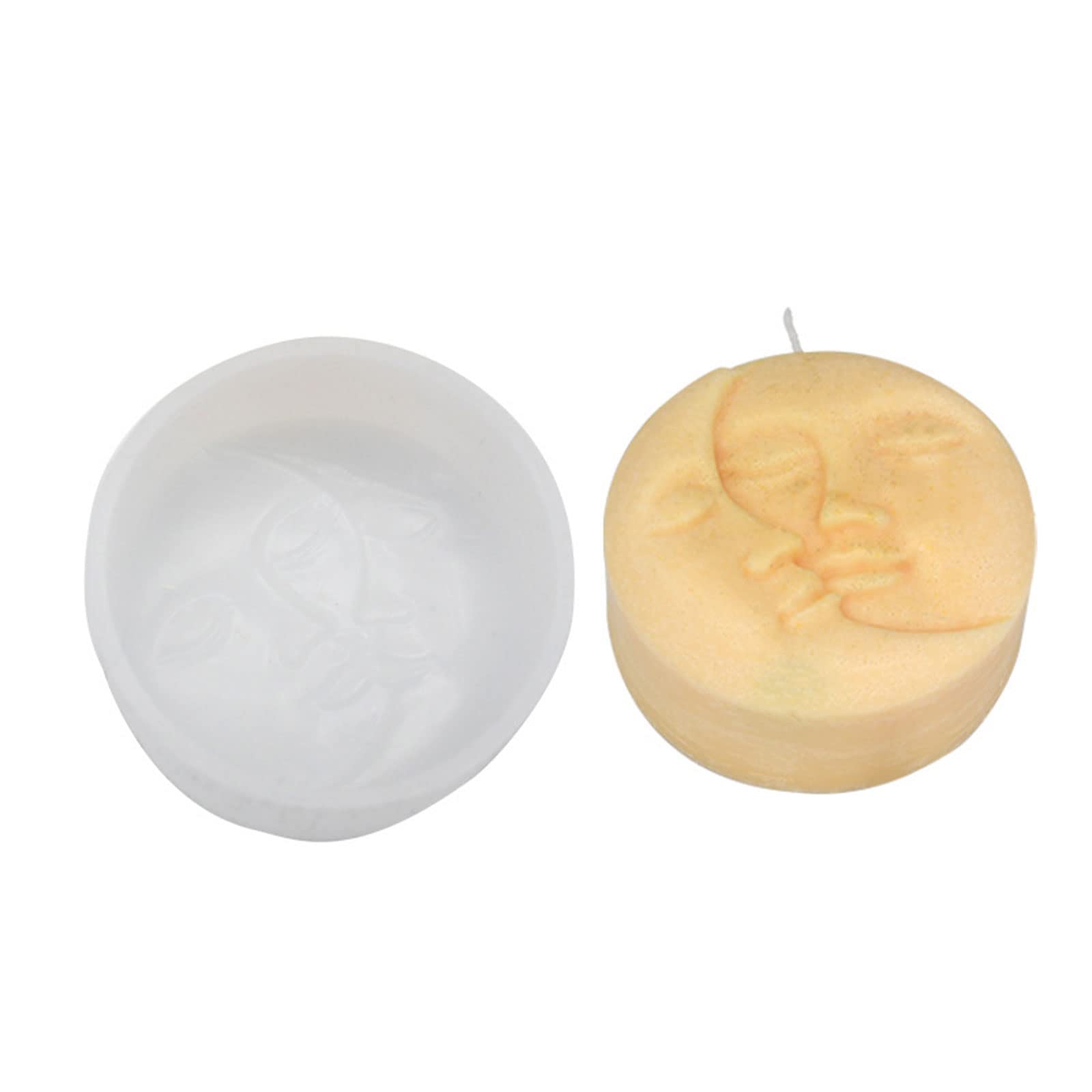NEWFT Silicone Sun Face Silicone Soap Fondants Chocolate Mould Baking Cake Decorating Tool for Baking C