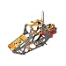 Microheli Aluminum/Carbon Fiber Main Frame (Gold) - Blade Fusion 180 Smart