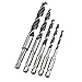 HALJIA 5pcs hss Twist Drill bits vástago Hexagonal Tres Sharp Madera Auger Broca Herramientas Set 4 mm a 10 mm