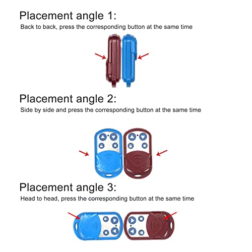 4 Stück 433 MHz Garagentoröffner Wasserdichte Klon-Fernbedienung mit Schlüsselanhängern für Elektrische Rolltore