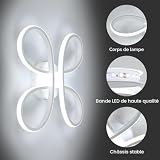 Comely Plafonnier LED Moderne, 30W 3400LM 30cm Lampe de Plafond, Luminaire Plafonnier LED pour Chambre salon, Salle à manger Cuisine, Lumière Blanche Froide 6500K, Blanc - 8