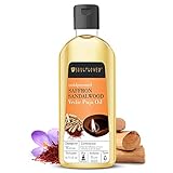 Saffron Sandalwood Puja Oil by Soulflower - Organic, 100% Pure, Natural, Cold Pressed Vedic Puja...