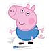 Star Cutouts Cut Out of George Pig : Amazon.co.uk: Home &amp; Kitchen