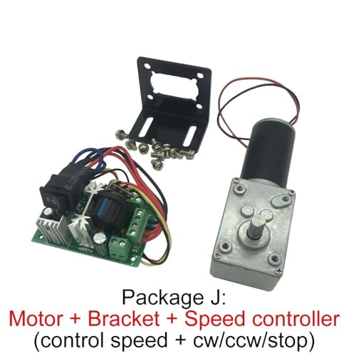 Moteur à vis sans fin 12V 470 tr/min à couple élevé