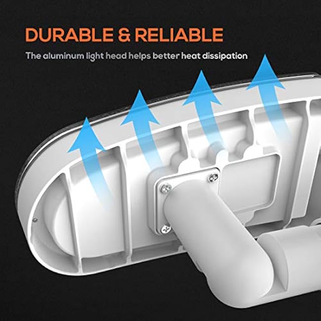 JJC 3700LM 32W LED Security Lights Motion Sensor Flood Light, LED Motion Sensor Outdoor Lights Fixture, Waterproof IP65,5700K Super Bright Motion Detector Lights for Garage, Porch (Not Solar Powered)