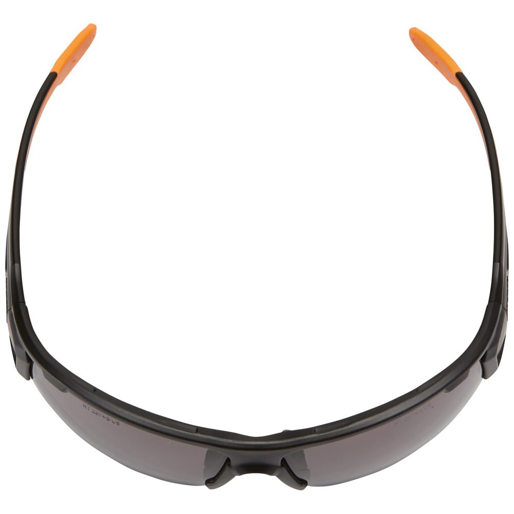 Gafas de seguridad, Profesional PPE Gafas de Protección con SemirMarco y Lente Gris, Resistente a los arañazos y Anti Niebla Klein Herramientas 60162