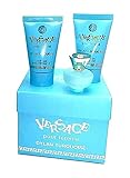 Versace Dylan Turquoise Womens Mini Perfume Trio Gift Set (5ml EDT Splash, 23ml Body Gel & 23ml Show