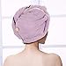 WOSTOO Toallas para Secar el Pelo 2pcs, Cabello Turbante de Secado rápido...