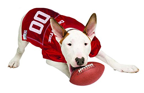 Image of Pets First Collegiate Alabama Crimson Tide Dog Mesh Jersey, Small,1 Count