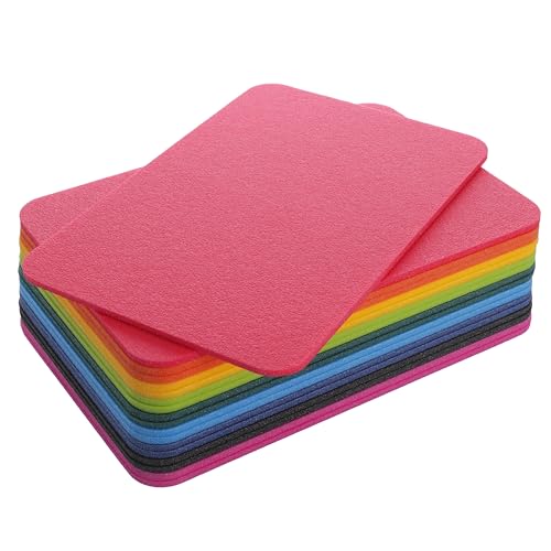 Yate 18er Set Sitzkissen – Bunte Schaumstoff Sitzunterlagen...