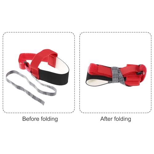 Image of MECCANIXITY 5pcs ESD Anti Static Foot Heel Straps Anti Static Wrist Strap Band Adjustable for Grounding Removing Static Red