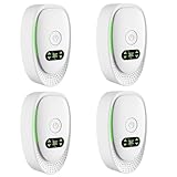 Plug in Negativ Ionen Luftreiniger, 4PCS Tragbare Air Purifier Ionizer Generator für Büro, Zimmer, Plug in Air Purifier für Rauch, Geruch, Staub